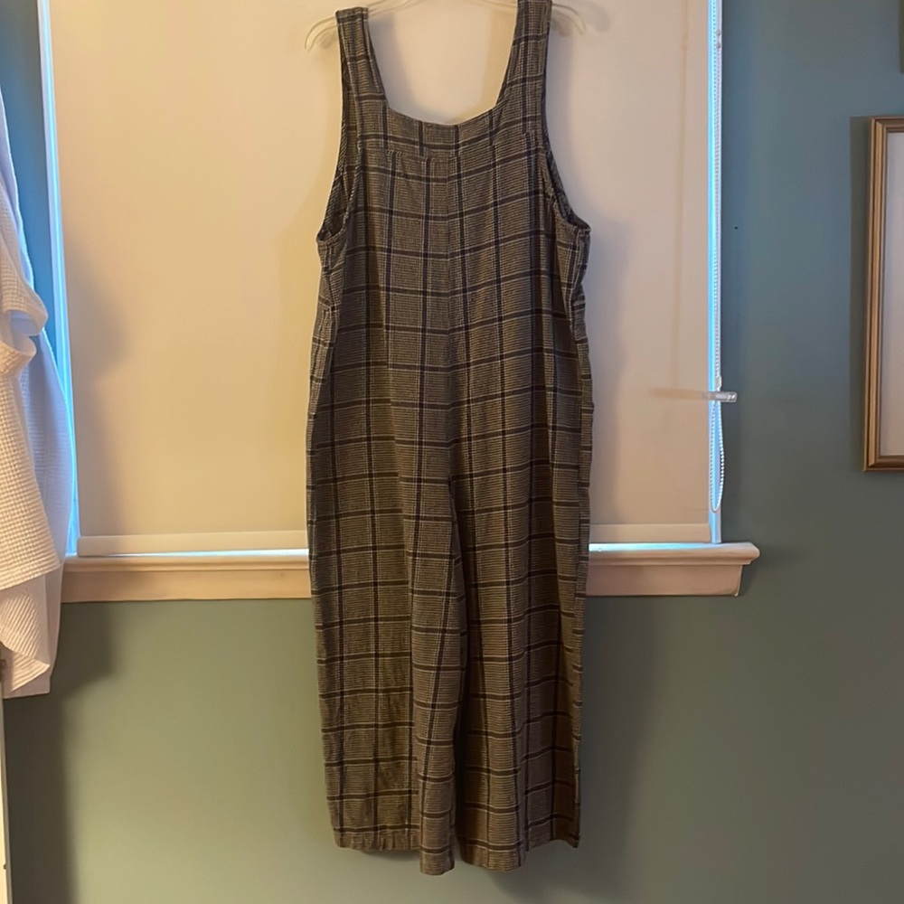 Plaid jumpsuit